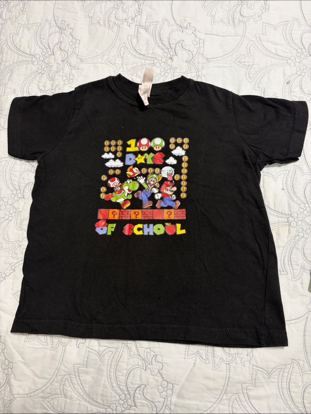 Rabbit Skins 100 Days of School Mario Shirt PreOwned. Must Have. Size 4